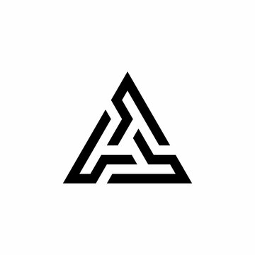 letter ttt triangle logo icon design vector design template inspiration