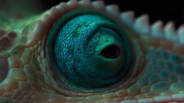 Magnific Extreme Macro Wildlife Shot Focusing the Hyp Abstract Visual Background with Clean Commercial Design Style