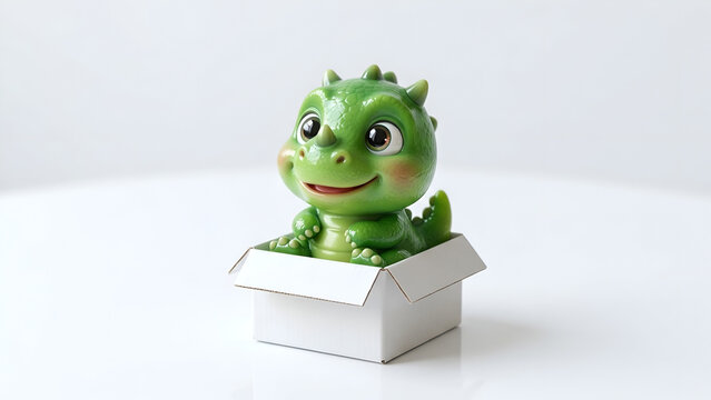 Adorable Baby Dino 4K Wallpaper &ndash; Kawaii Cartoon Dinosaur