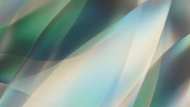 Premium iridescent abstract background with gentle cinematic motion for ESG reports, corporate presentations, websites, branding, and commercial motion graphics.