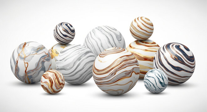 easter eggs on white