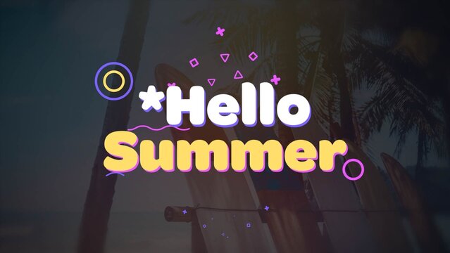 Colorful Summer Title 01