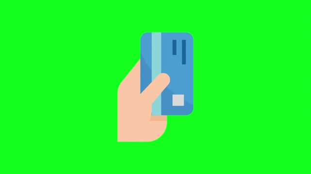 Credit Card Chroma Key Animation