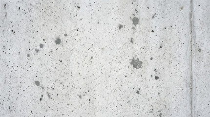 Naklejka premium A close-up view of a dirty concrete wall with gray spots and stains outdoors