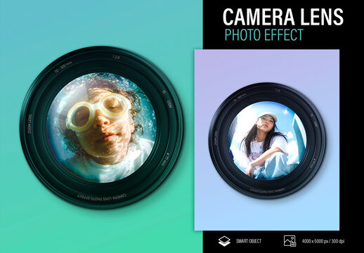 Camera Lens Photo Effect