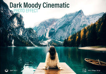 Dark Moody Cinematic Photo Effect