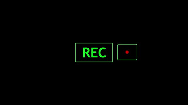 live streaming frame concept video animation on black background, live broadcast frame video in 4k. 
