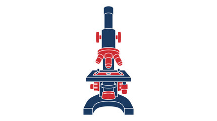 Naklejka premium Microscope Icon - Scientific Research and Discovery