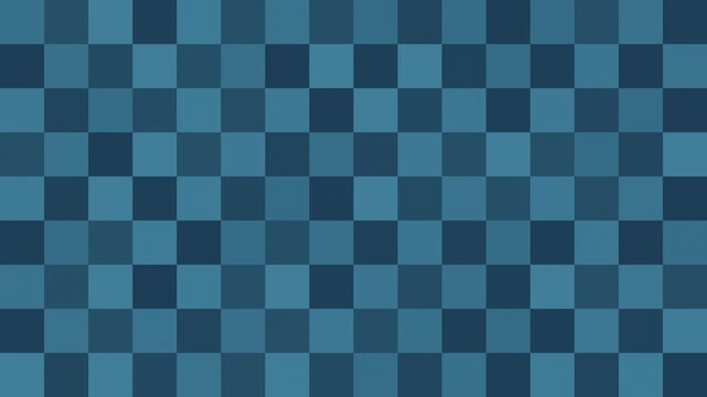 Blue ichimatsu japanese checkered squares gently fading seamless loop background