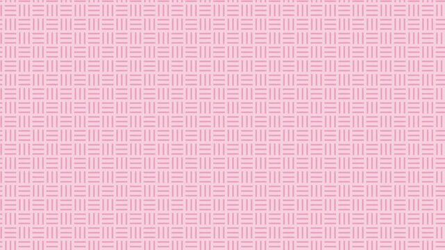 Pink japanese basket weave pattern scrolling seamless loop traditional background
