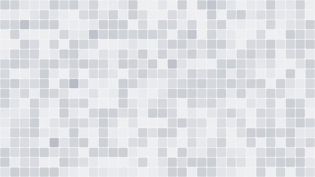 White mosaic tiles gently shifting brightness seamless loop broadcast background