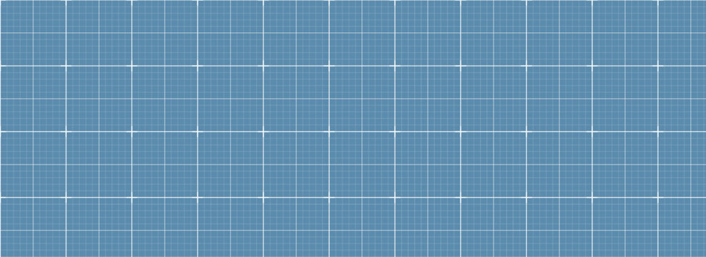 Paper blueprint background for grid graph pattern and blue print line. Engineer notebook school for book architecture drawing and millimeter measurement seamless. Paper design math for grid.
