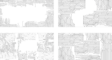 Obraz premium Abstract PCB Circuit Board Background Pack
