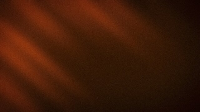 Brown dark grainy abstract background with orange and black grad