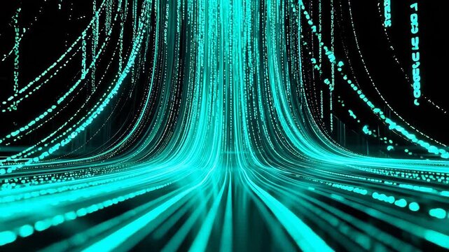 Digital data streams in motion