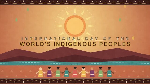 World international indigenous people day background