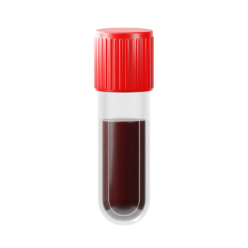 3d icon blood sample