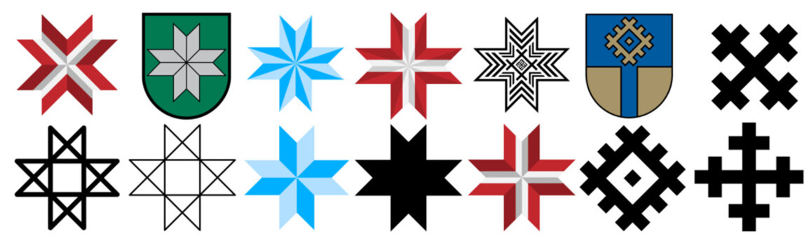 Latvian Folk Symbols