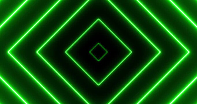 VJ light event particles concert intro game edm music stage party openers titles led neon tunnel background loop Hi-tech neon sci-fi tunnel animation