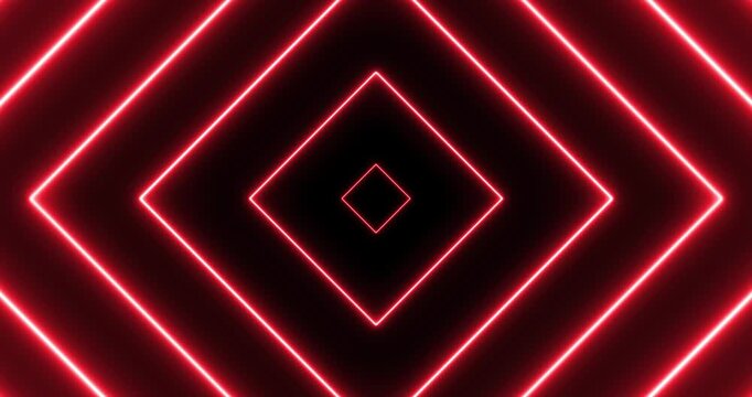 VJ light event particles concert intro game edm music stage party openers titles led neon tunnel background loop Hi-tech neon sci-fi tunnel animation