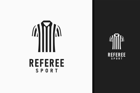 Referee uniform logo symbol icon design