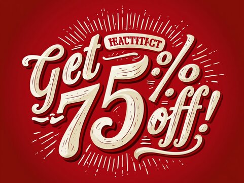 75% OFF Sale tag. 75% Discount Offer.
Discount Promotion. Big sale collection for
banners, labels, posters. Discount offer
price. Vector illustration. Special offer 75%
off label or price tag.