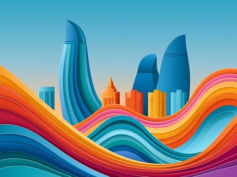 Azerbaijan Independence day. Independence day of Azerbaijan. Independence, National Day, Typographic Design Creative Concept Icon. Template for background, banner, poster, Advertising, Greeting card