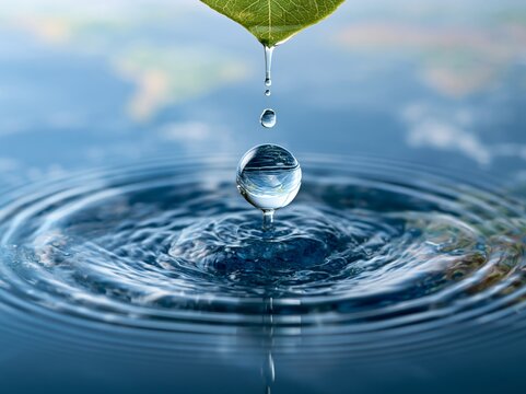 3D World Water Day Concept. Save watersave life. Saving water and world
environmental protection concept-
Environment day