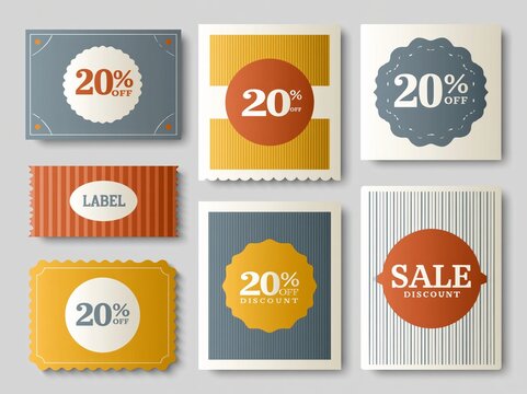 20% OFF Sale tag. 20% Discount Offer.
Discount Promotion. Big sale collection for
banners, labels, posters. Discount offer
price. Vector illustration. Special offer 20%
off label or price tag.