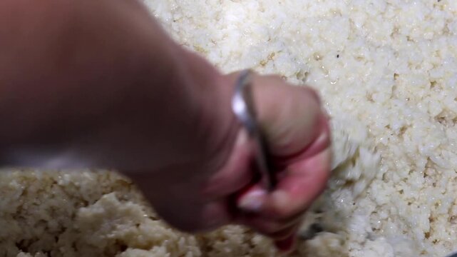Korea rice wine makgeolli brewing process nuruk taro ingredient brewery alcohol liquor 한국 막걸리 제조과정 막걸리재료 누룩 쌀 토란 주조 양조 술 쌀막걸리 발효 가공 생산 식품 원료 곡물