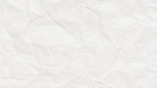 Crumpled paper abstract shape background with animation. Crumpled Paper. Stop motion paper texture. best for motion graphics and video background, stop motion animation. 