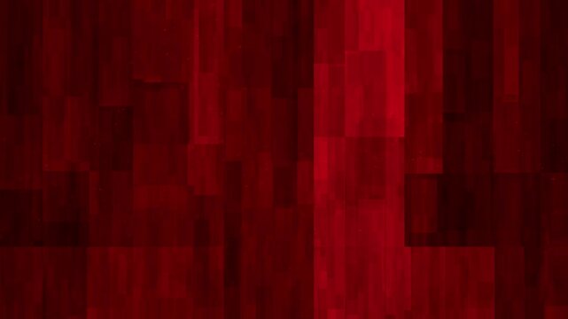 Movement of different figures on a red background, red background abstraction