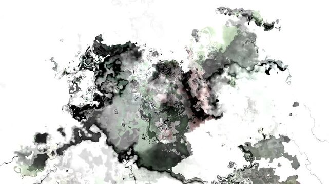 抽象的　水墨画　モーショングラフィックス　バックグラウンド