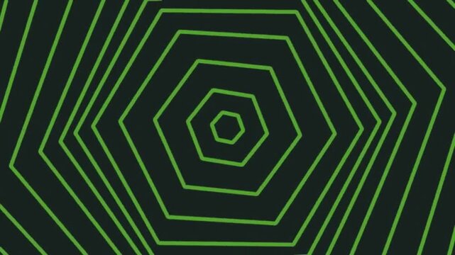Geometric Hexagonal Pattern Highlighting Spiral Depthing Visual Motion