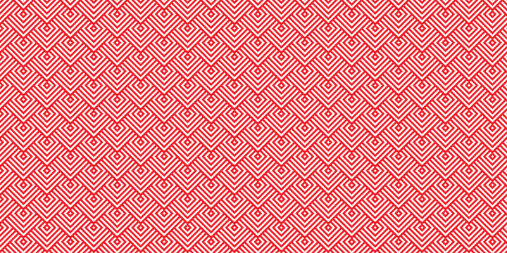 seamless pattern with spirl red overlap swirl fabric vector overlapping ornament textile background.