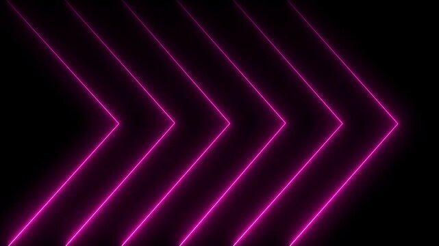 A neon line icon features sleek, glowing lines in vibrant colors like blue, pink, or green, often with a slight glow effect, creating a modern, illuminated, and futuristic appearance.4k motion video.