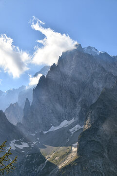 Paesaggio estivo della splendida val Veny 