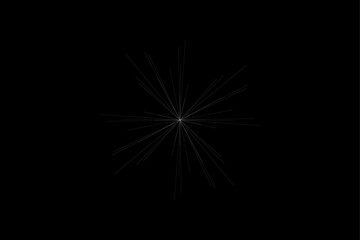 Obraz premium Radiating Lines Converging at a Central Point