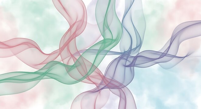 Abstract digital art of flowing colorful water textures.