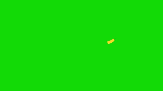 Confetti Chroma Key Animation Background
