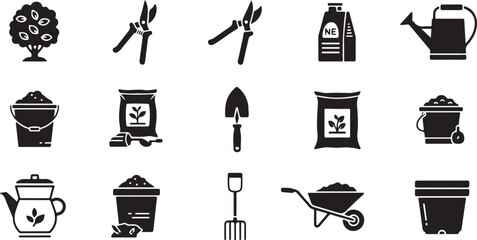 Black and white line of octopus crab lobster fish ship suitcase briefcase trophy umbrella and more © DS STORE