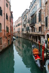 street view of cannaregio district in venice, italy © jon_chica