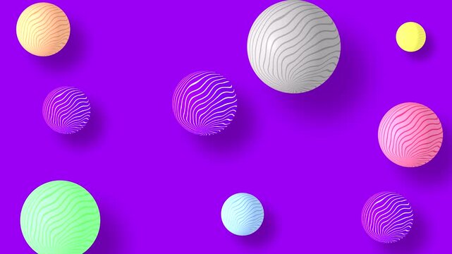 Animation of volumetric shape circles