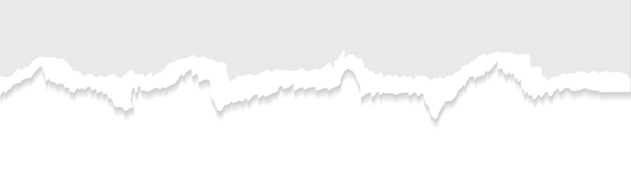 realistic torn paper edges, vector illustration