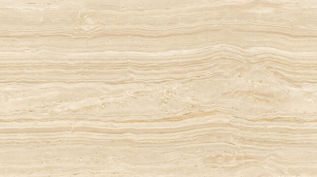 Polished beige travertine stone slab with subtle parallel lines travertine background interiors architecture material flooring cladding polished sedimentary geological close-up building