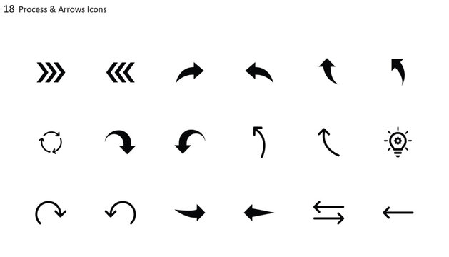Process & Arrows Icons