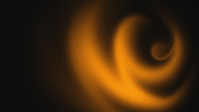 Abstract grainy gradient background with wavy orange and black colors for web banner