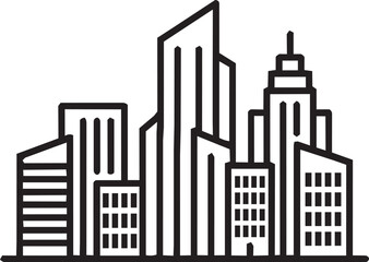 Obraz premium Smart City AI Technology Silhouette Icon Set, Radio, Speaker, WiFi and Urban Vector Collection
