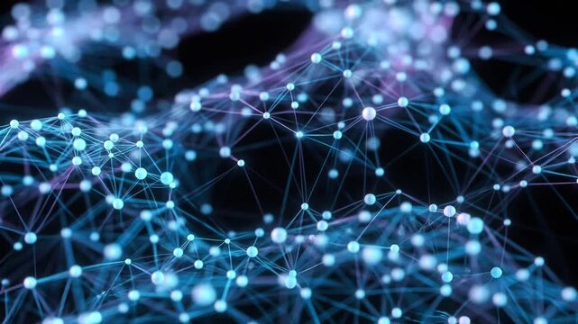 fiber optics background with lots light spots