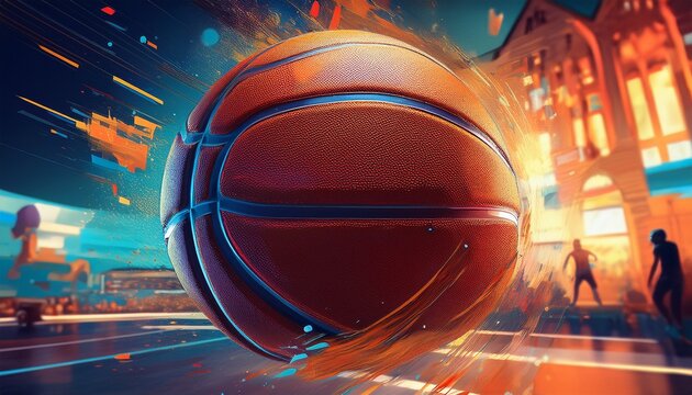 street basketball the athletic and dynamic game of contest with generative ai technology